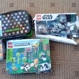 LEGO Minecraft and Star Wars Building Sets